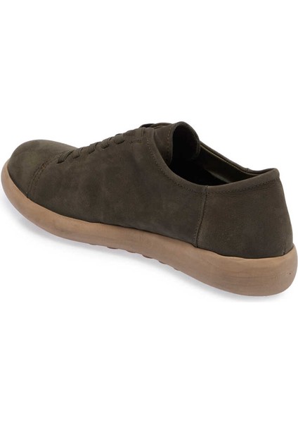 Yeşil Hakiki Nubuk Deri Erkek Sneaker - E24I1AY56824-G98 fiyatları