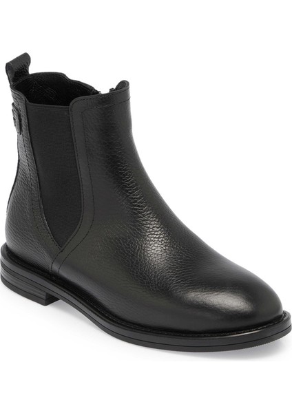 Siyah Hakiki Deri Kadın Casual Bot - K24K1BT67679-A41