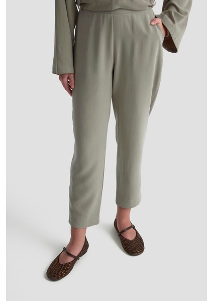 Kemerli Lyocell Takım 25KD1104 Vizon indirimleri