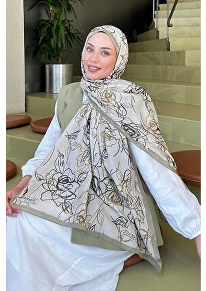 Çiçek Desen Soft Şal Mint Yeşili fiyatları