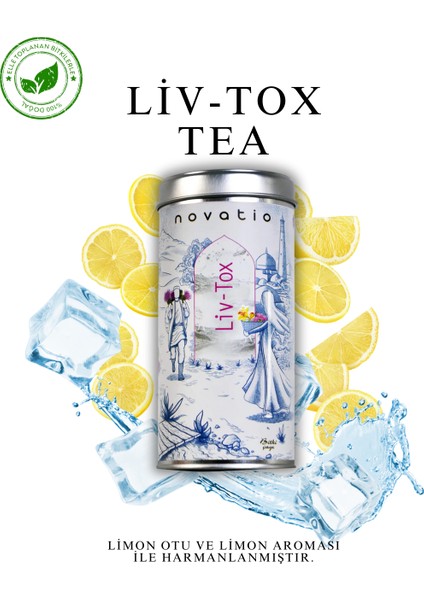 Liv-Tox Çay - 75 Gr. Karacigerin Temizlenmesine Destek Bitki Çayı