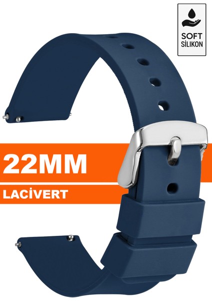 22mm Fossil-Welder-Wesse-Casio-Armani-Omega-Seiko-Tissot Saat Uyumlu Silikon Saat Kordonu Kayışı MR1 fiyatları