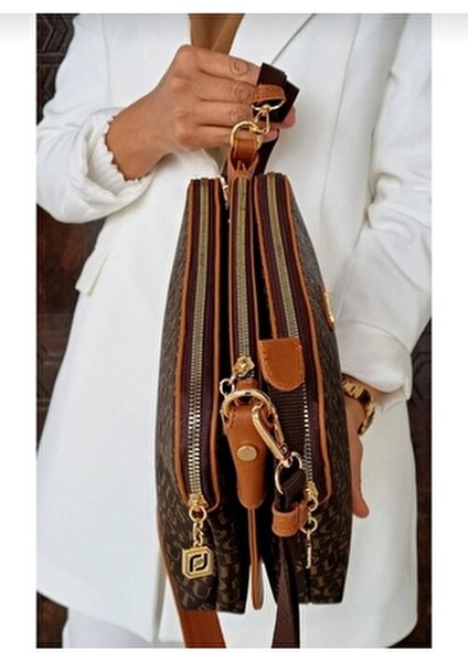 Justpolo Kadın 5 Bölmeli Omuz ve Çapraz Çantası indirimleri