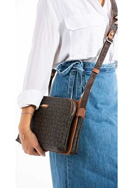 Justpolo Kadın 5 Bölmeli Omuz ve Çapraz Çantası