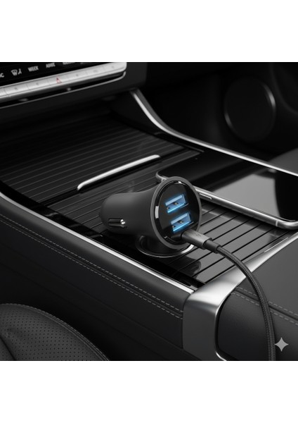 Güçlü & Hızlı Çift USB Araç Şarjı | 12W 3.0A | Tüm Cihazlarla Uyumlu modelleri
