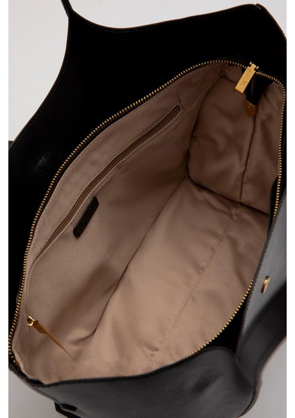 Siyah Askı Kilit Detay Büyük El Çantası modelleri