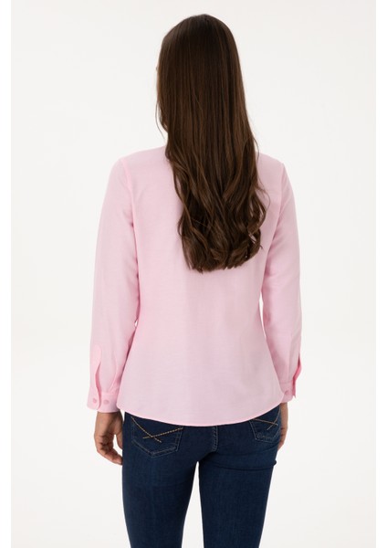 Kadın Pembe Gömlek Basic 50316711-VR041 indirimleri