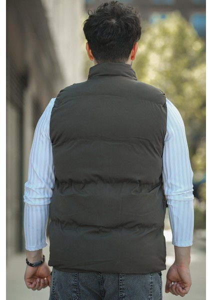 Octave Suya Dayanıklı Kapaklı Cepli Etiket Detaylı Dik Yaka Erkek Şişme Yelek indirimleri