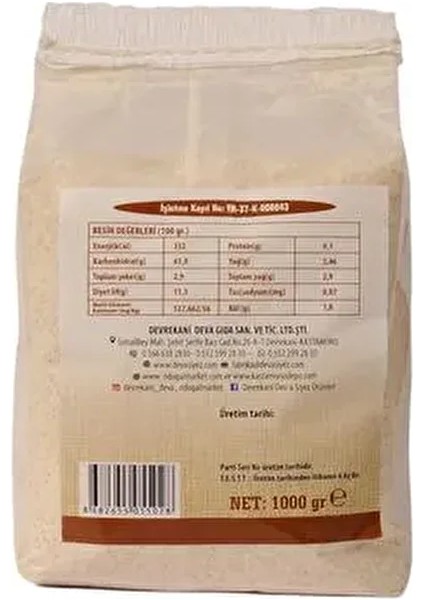 2 kg Taş Değirmen Arpa Unu ( 2 Adet 1 Kg) modelleri