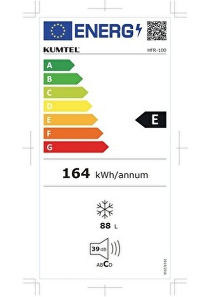 Kumtel 3 Çekmeceli Dikey Dondurucu 88L HFR-100 fırsatları