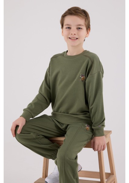 US2228 - Siyah - U.s. Polo Assn Kids Erkek Eşofman Takımı