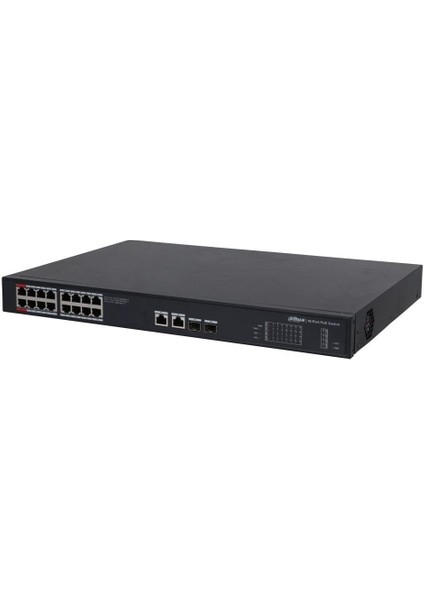 16 Port Yönetilmeyen Akıllı Poe Switch (16GE Poe +2ge Uplink + 2ge Sfp )