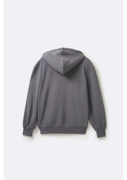Kadın Kapüşonlu Antrasit Sweatshirt S fiyatları