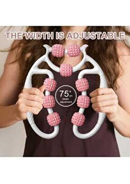 Kas Gevşetici Masaj Aleti Lenf Selülit 9 Tekerlekli Esnek Ayarlanabilir Bacak Kol Boyun indirimleri