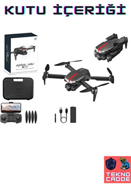 Aerial Uav 15DK Uçuş 1080P Hd Katlanır Mini Drone fırsatları