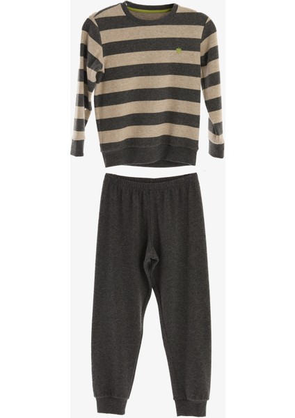 Erkek Çocuk Termal Pijama Takımı 40846 - Antrasit