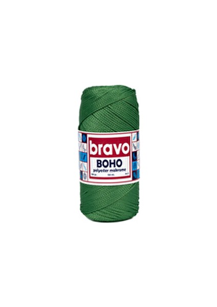 Boho Polyester Makrome İplik 100 gr 3 mm (Renk Kodu:172) Yeşil fiyatları