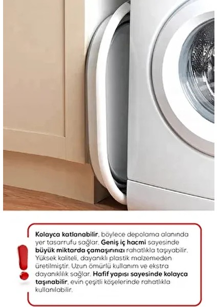 25 Litre Pembe Katlanır Çamaşır Sepeti Plastik Malzeme fiyatları