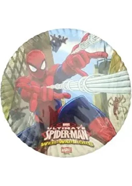 Örümcek Adam Spiderman 16 Kişilik Tabak Bardak Peçete Masa Örtüsü Seti Kırmızı Renkli fiyatları