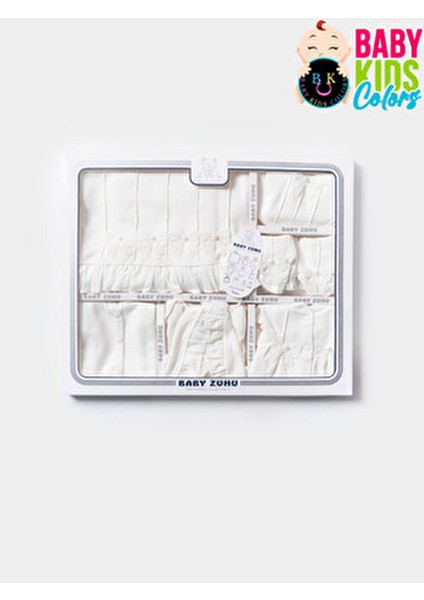 Kutulu - Kız Yenidoğan Kıyafetleri 10'lu Hastane Çıkış Setleri Incili %100 Pamuk fırsatları