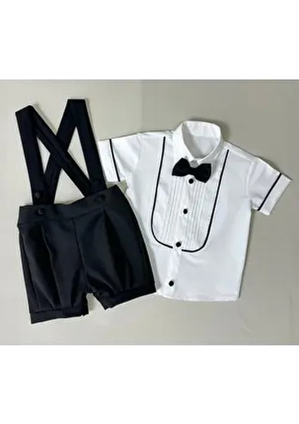 Yazlık Şort Salopettakım Düz Desenli Rahat Kesim Cinsiyet: Unisex