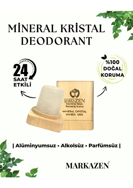Kristal Mineral Doğal Deodorant Potasyum Alum 80 G fiyatları
