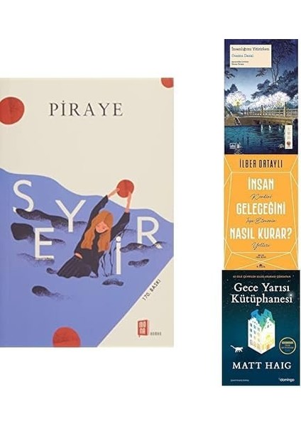 Seyir + Insanligimi Yitirirken + Insan Gelecegi Nasil Kurar + Gece Yarisi Kutuphanesi =4 Set