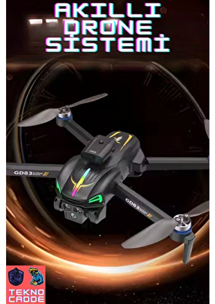GD83 15DK Uçuş 150M Mesafe 4K Hd Rgb Katlanır Drone fiyatları