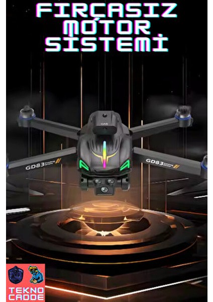 GD83 15DK Uçuş 150M Mesafe 4K Hd Rgb Katlanır Drone fırsatları