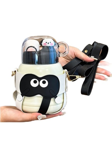 Çocuk Taşınabilir Termos Bardak Büyük Kapasiteli Karikatür (Yurt Dışından)