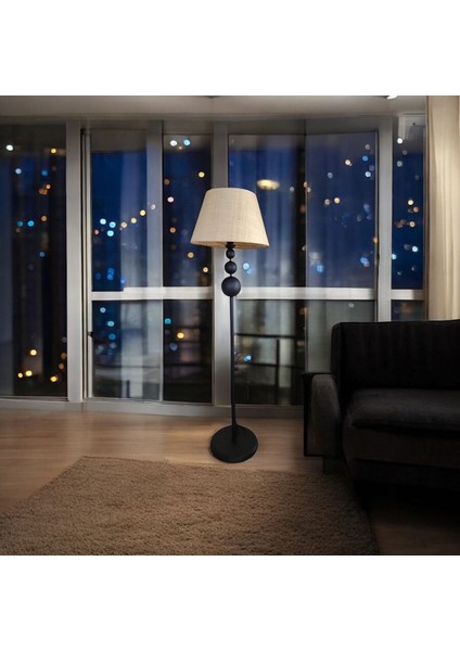 Roma Modern Tasarım Rattan Kumaş Konik Lambader