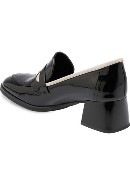 Siyah Hakiki Rugan Deri Kadın Topuklu Ayakkabı - K24S1AY67517-A07 fiyatları