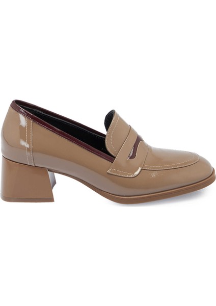 Vizon Hakiki Rugan Deri Kadın Topuklu Ayakkabı - K24S1AY67517-A81 modelleri