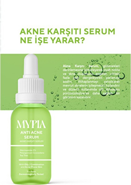 Sivilce ve Akne Karşıtı, Siyah Nokta Gözenek Sıkılaştırıcı Cilt Serumu (Çay Ağacı ve Itır) 30ML fırsatları