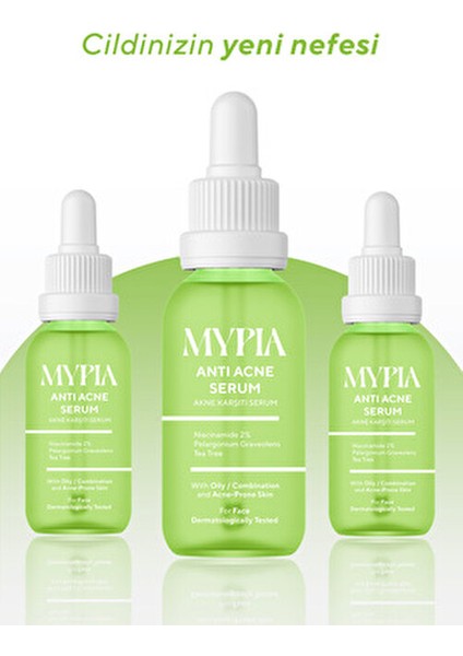 Sivilce ve Akne Karşıtı, Siyah Nokta Gözenek Sıkılaştırıcı Cilt Serumu (Çay Ağacı ve Itır) 30ML