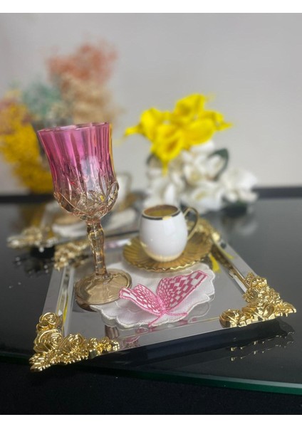 6'lı Leke Tutmaz Keten Sunum Peçetesi Seti – Çay, Kahve ve Kokteyl Servisleri İçin Şık Tasarım