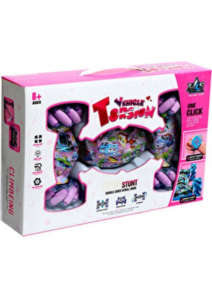 2.4 Ghz Özel Desenli 1200 Mah Saat Kumandalı ve El Sensörlü Motor Sesli Müzikli Şarjlı Akrobat Araba fırsatları