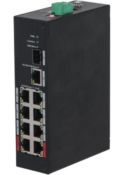 8 Port Poe Switch ( 8fe Poe + 1ge + 1ge Sfp, Toplam 96W Poe )