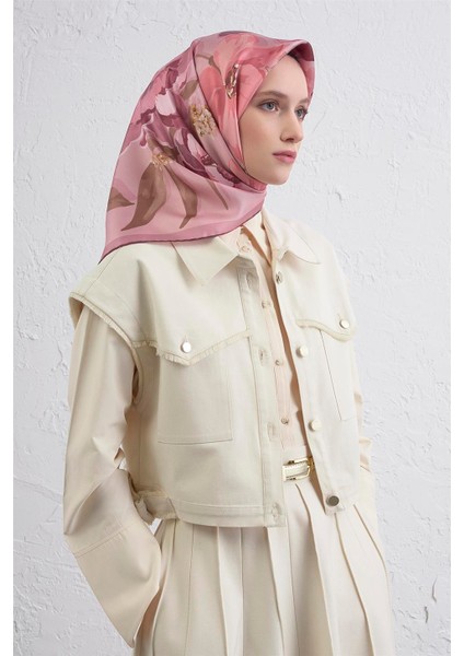 Saf Ipek Sura Eşarp 9414D 3