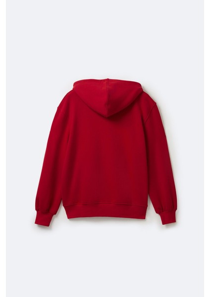Kadın Kapüşonlu Red Sweatshirt S fiyatları