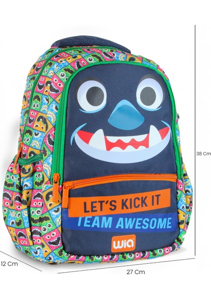 Monste Erkek Çocuk Çanta Seti modelleri