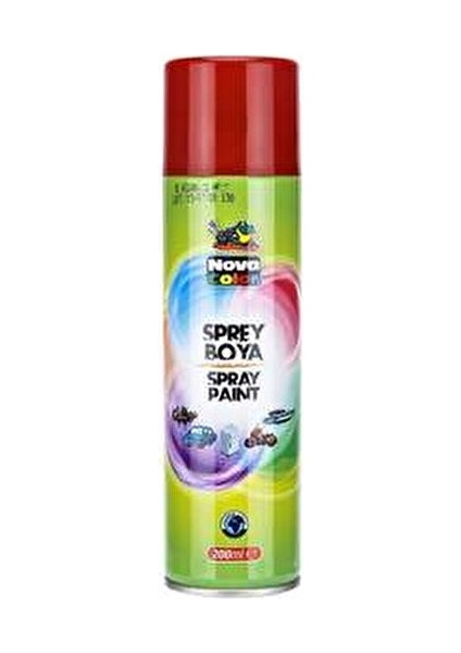 Renk Seçenekli Sprey Boya 200 ml Sanatsal Projeler İçin Uygun