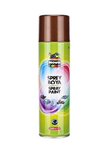 Renk Seçenekli Sprey Boya 200 ml Sanatsal Projeler İçin Uygun