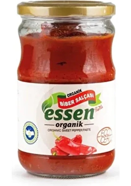 Organik Biber Salçası (Tuzsuz) 610 gr