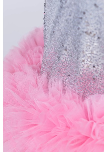 Pullu ve Tüllü Şık Kız Çocuk Elbise fırsatları