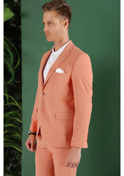 C 647 Slim Fit Mercan Spor Ceket indirimleri