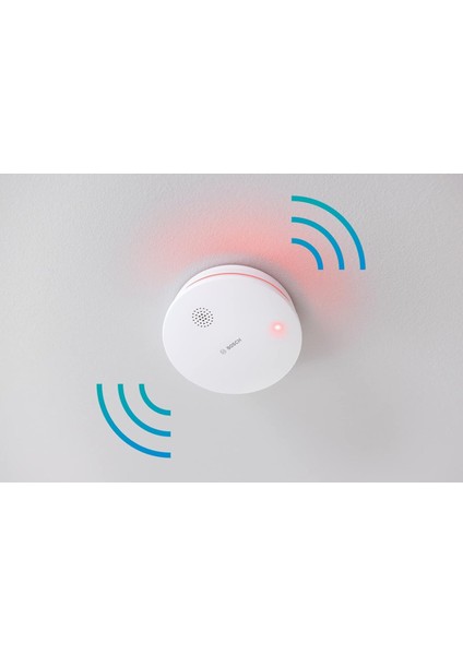 Smart Home Akıllı Duman Sensörü Iı | 2 in 1 Duman + Yangın Güvenliği | Uygulama Bildirimi, Ev Sisteninize Entegrasyon modelleri