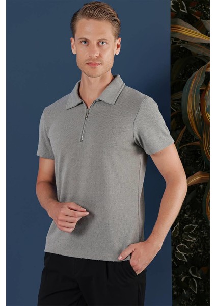 Ts 871 Slim Fit Gri Spor T-Shirt fiyatları