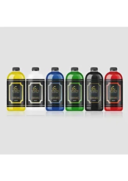 Akrilik Boya Seti - Ana Renkler 6 Renk x 500ML + Fırça Hediyeli fırsatları