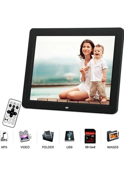 Dijital Fotoğraf Çerçevesi Tft LCD 7inch' Ekran - Uzaktan Kumandalı,video,mp3,ayarlanbilir Açılıp Kapanma Zamanlaması,türkçe Dil fiyatları